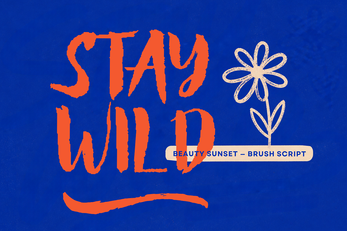 Beauty Sunset, a Script Font by ShowUp! Studio (Photo 2 of 9)