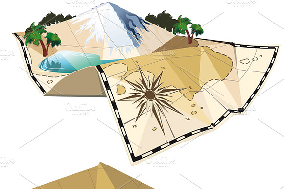 concept of an old map preview 2