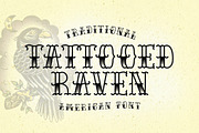 Tattooed Raven, a Blackletter Font by Dead Moose Studio (Thumbnail 1 of 11)