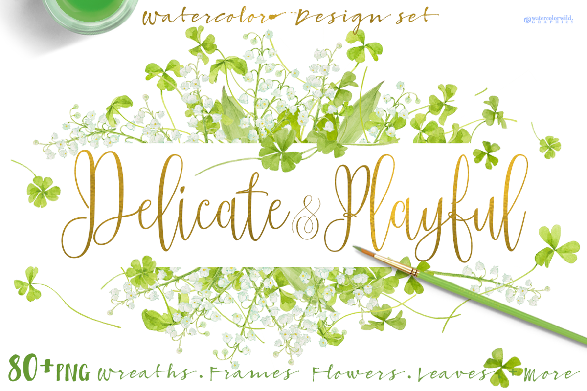 BUNDLE WHITE FLOWERS-85%, an Illustration by watercolorwild.graphics (Photo 6 of 12)