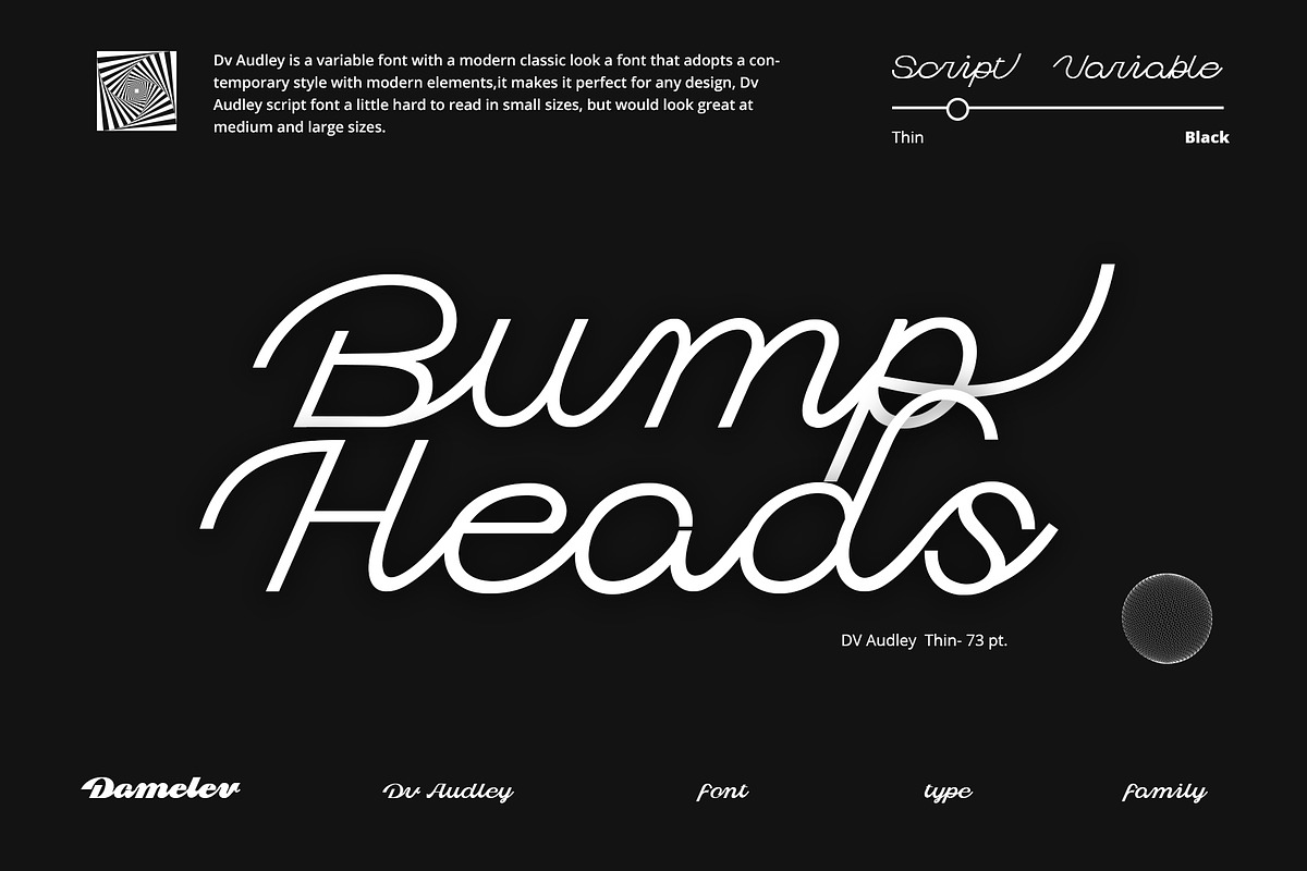 Dv Audley, a Script Font by Damelev (Photo 9 of 15)