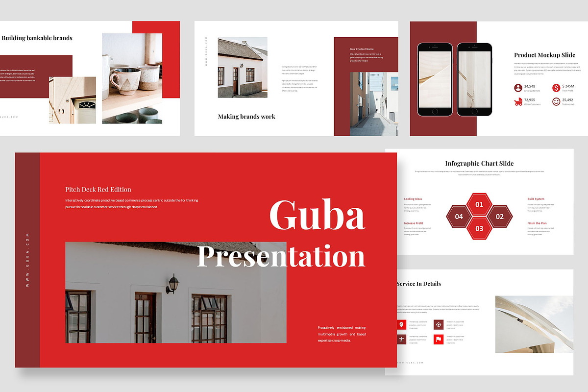 Guba : Pitch Pack Google Slides, a Presentation Template by Punkl Camp (Photo 1 of 9)