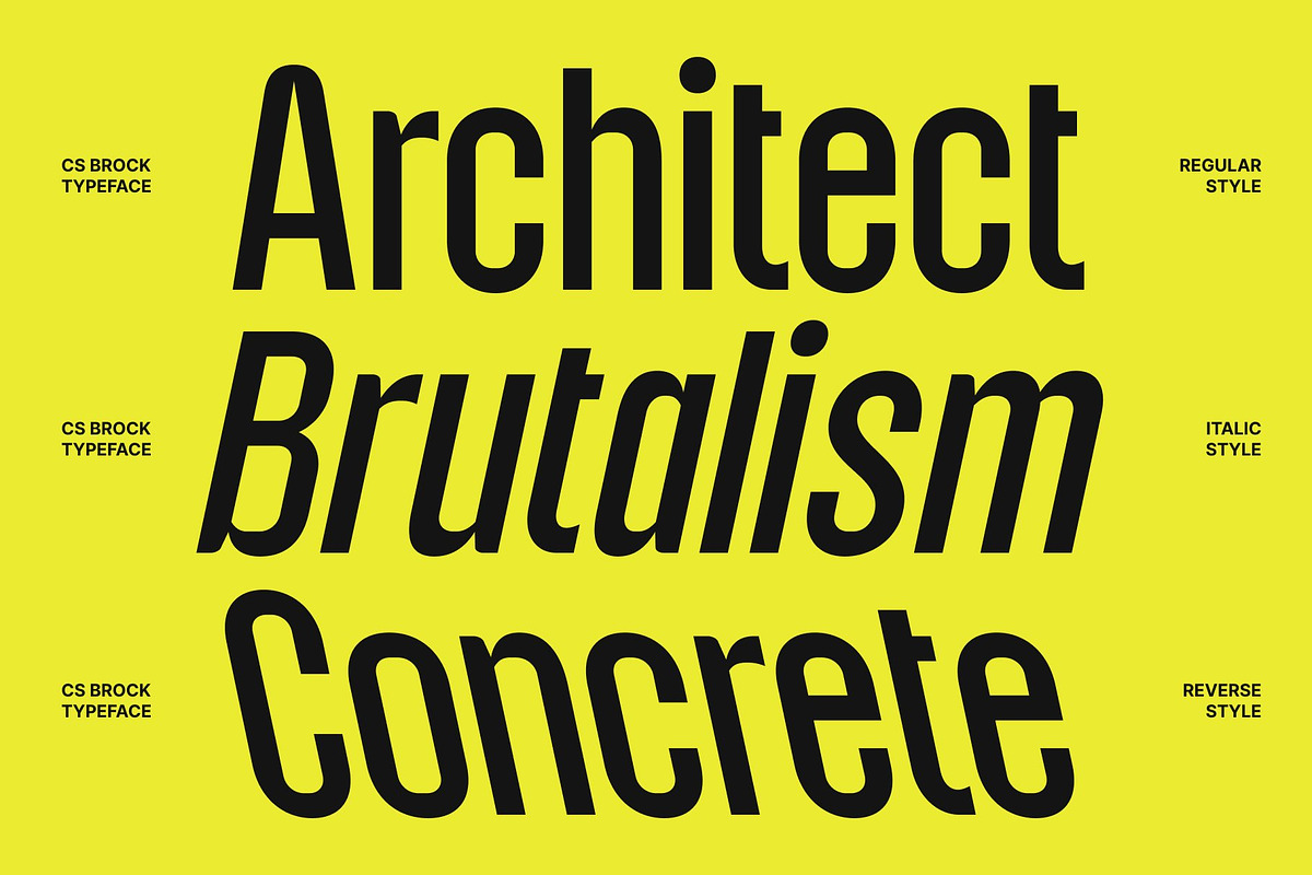 CS Brock – Condensed Font, a Sans Serif Font by Craft Supply Co. (Photo 3 of 8)