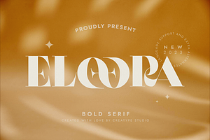 Eloora Bold Serif