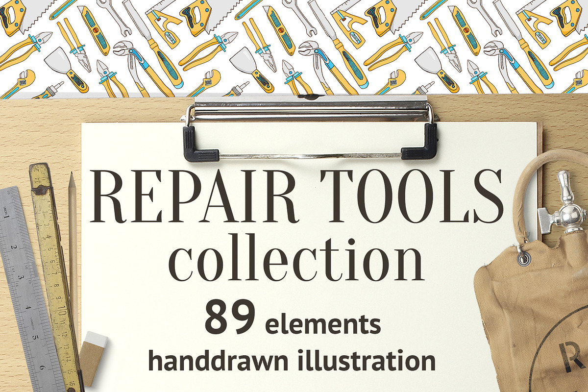 Repair tools collection, an Object Graphic by Karina.sketch (Photo 1 of 4)