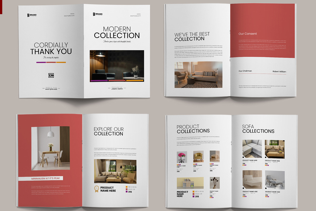 Modern Furniture Catalog Brochure, a Brochure Template by ContestDesign (Photo 2 of 3)