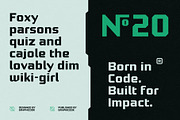 Sci-Fier Code, a Sans Serif Font by graphicook (Thumbnail 6 of 10)