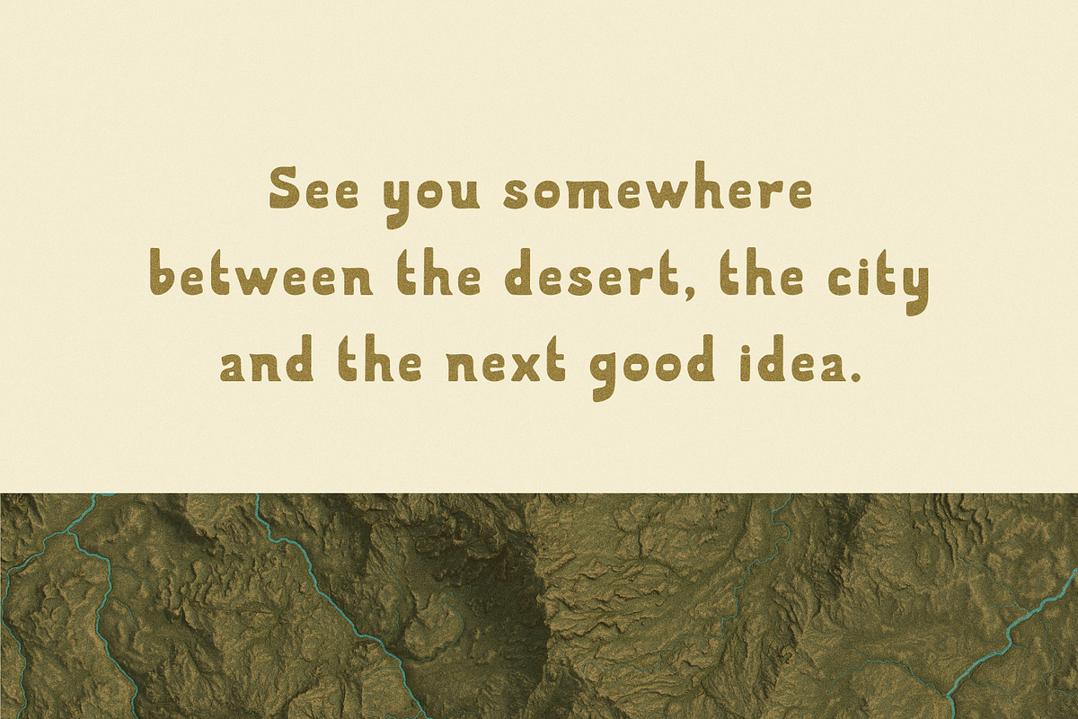 Solique Earthy Nomadic Logo Sans, a Sans Serif Font by Struvictory.art (Photo 9 of 9)