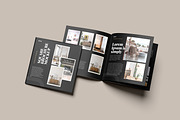 Square Brochure Mockup, a Books & Magazine Mockup by NyakBiett (Thumbnail 5 of 7)