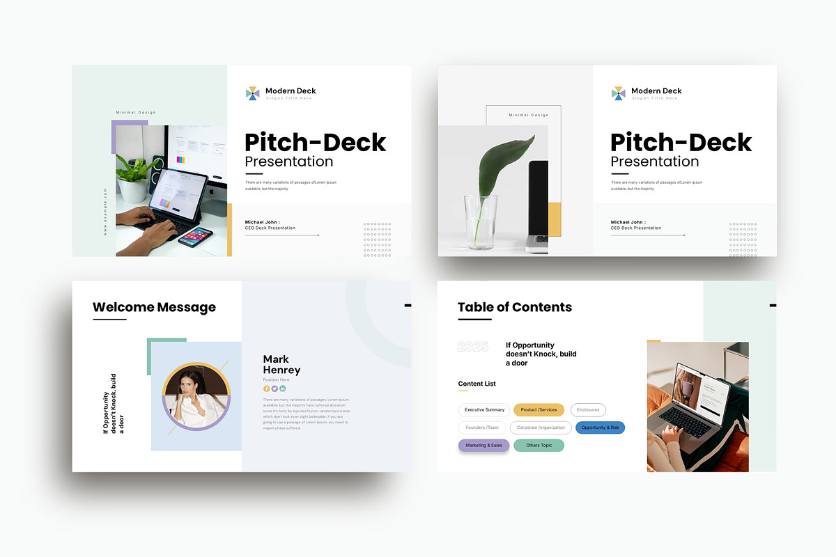 Business Pitch Deck Template, a Presentation Template by Studio Artisan (Photo 4 of 12)