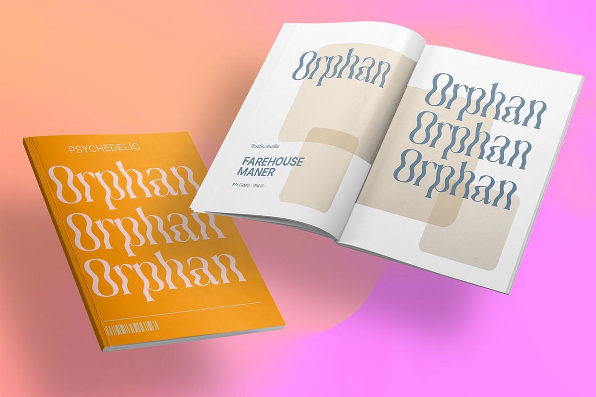 Quagey - Psychedelic Typeface, a Serif Font by Craft Supply Co. (Photo 5 of 8)