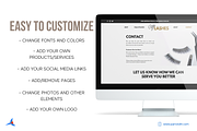 Elegant Lashes Website for Wix, a Landing Page Template by Parrot Designs (Thumbnail 4 of 4)