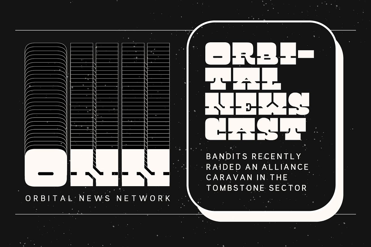 Badmoon Slab - A Space Western font, a Slab Serif Font by Nick Mac (Photo 3 of 8)