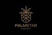 Gold Vintage Retro Palm Tree Logo, a Branding & Logo Template by Buqancreative (Thumbnail 2 of 4)