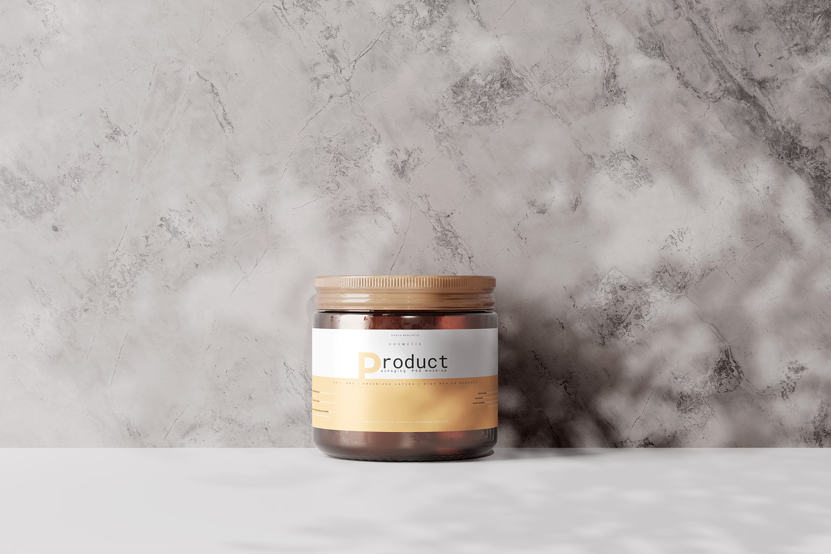 Jar Mockup, a Cups & Container Mockup by pmvch (Photo 7 of 10)