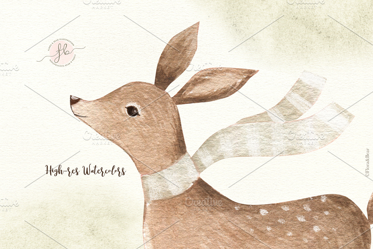 Winter Woodland, an Animal Illustration by Flora+Bear (Photo 5 of 6)