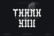 Scranoz - Artdeco Font, a Blackletter Font by Iqsiart Studio (Thumbnail 5 of 6)
