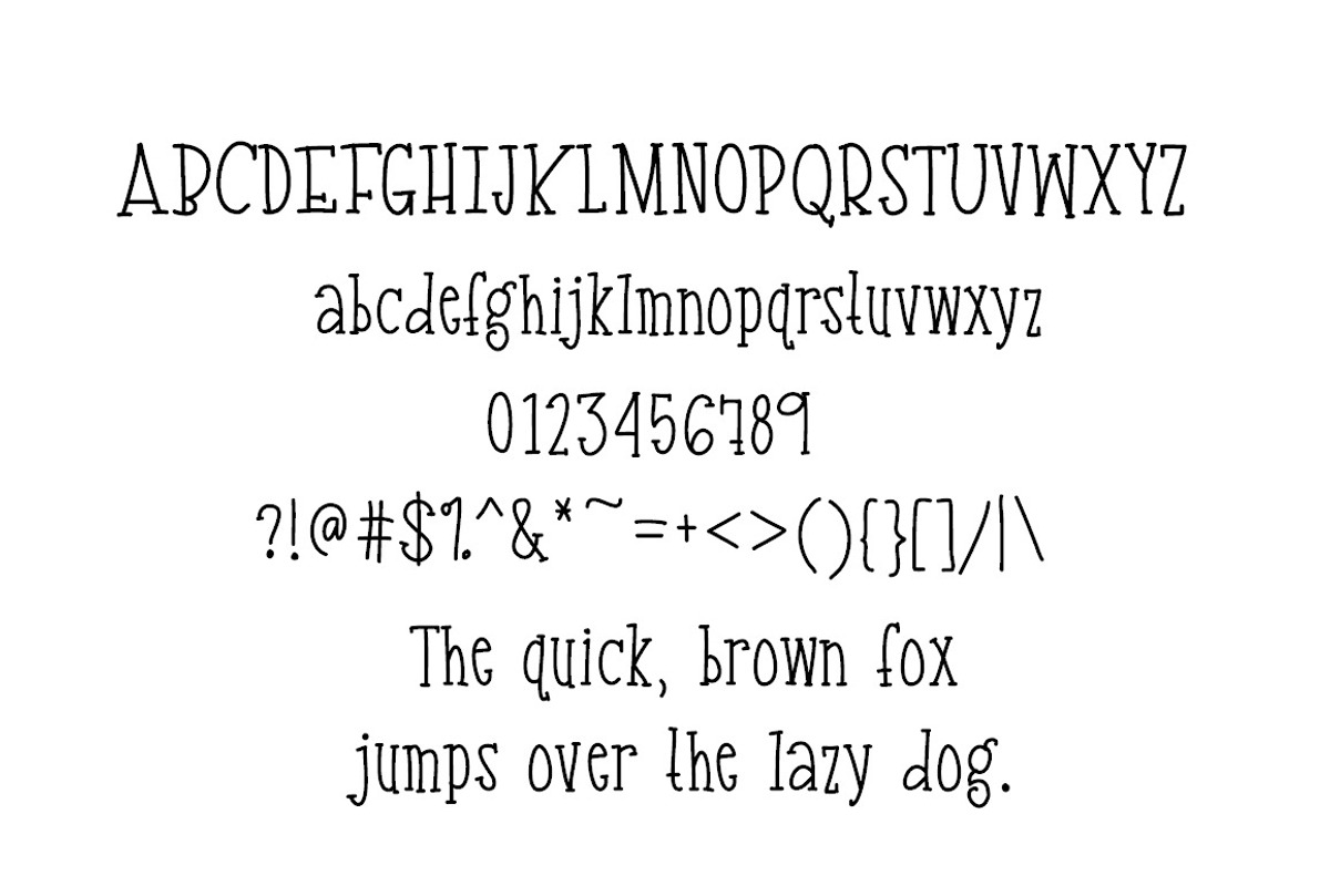 Buffalo- Font Family preview 6