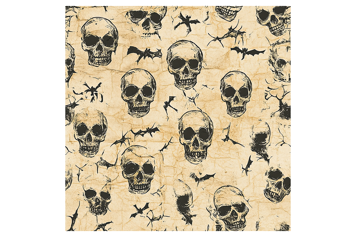 Vintage Halloween Digital Paper, a Pattern Graphic by Chromolume Studio (Photo 24 of 28)