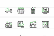 25 Industrial Mining Systems Icons, an Outline Icon by IconBunny (Thumbnail 2 of 2)
