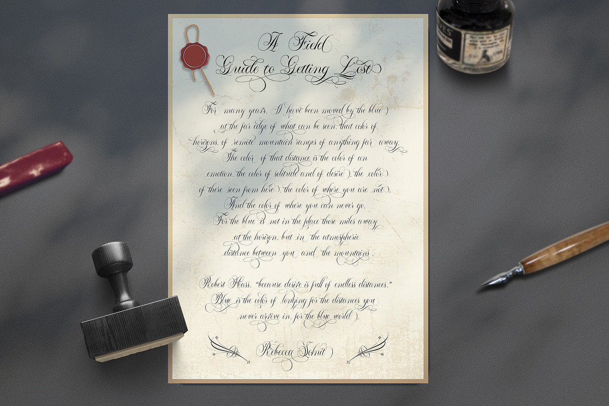 Valentine Exclusive Font || Mallaire, a Script Font by Rochart (Photo 10 of 18)