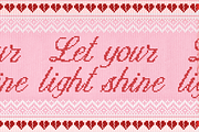 Heather knit - Stitch Font Bundle, a Script Font by Setara Langit CreativeStd (Thumbnail 10 of 14)