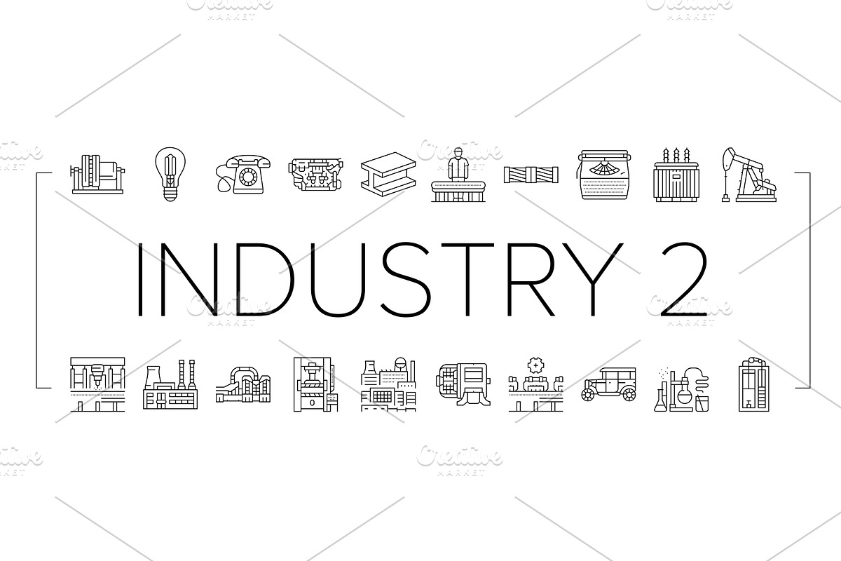 industry 2.0 automation robotics, an Illustration by pikepicture