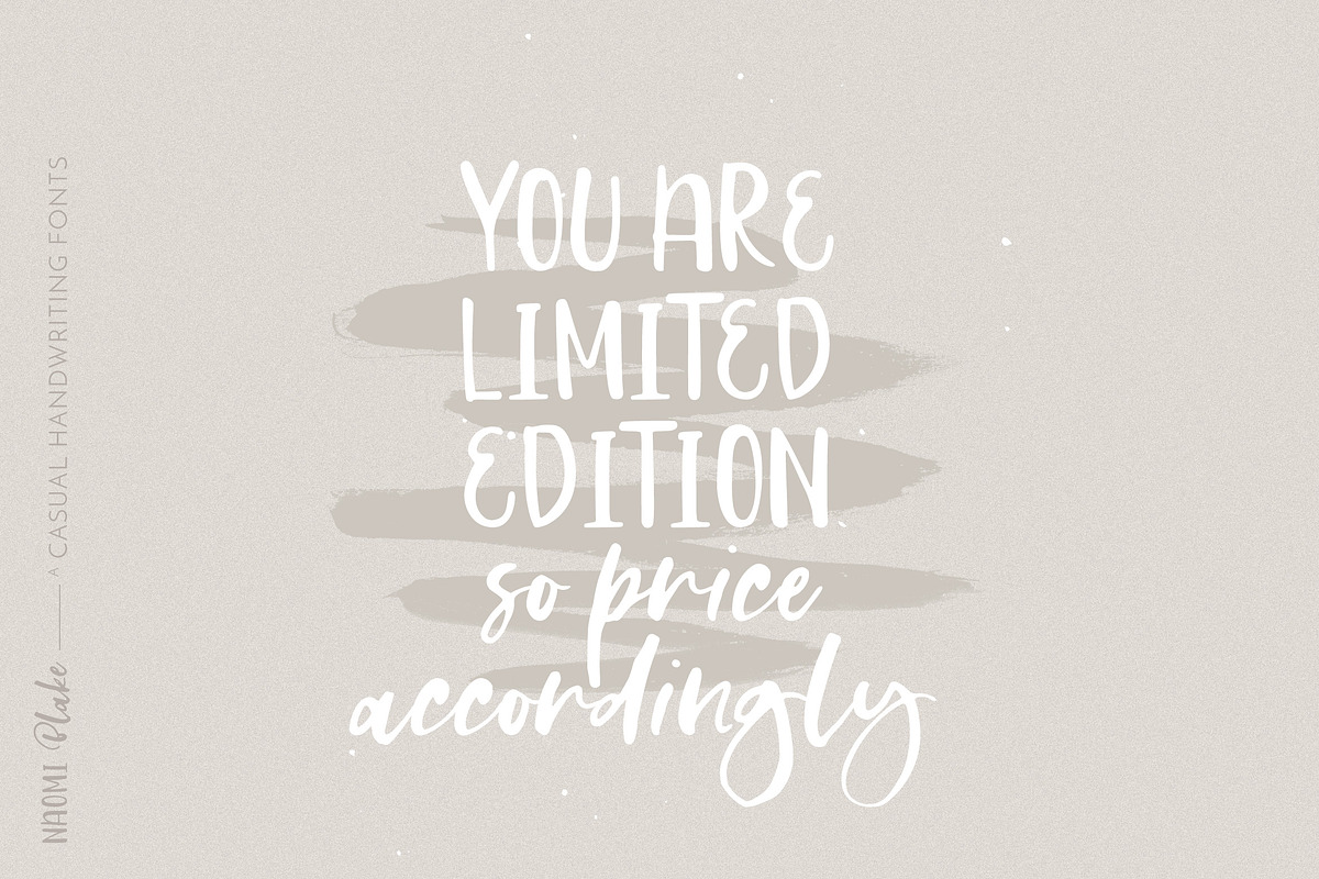 Naomi Blake, a Script Font by BlueRobinDesignShop (Photo 11 of 20)