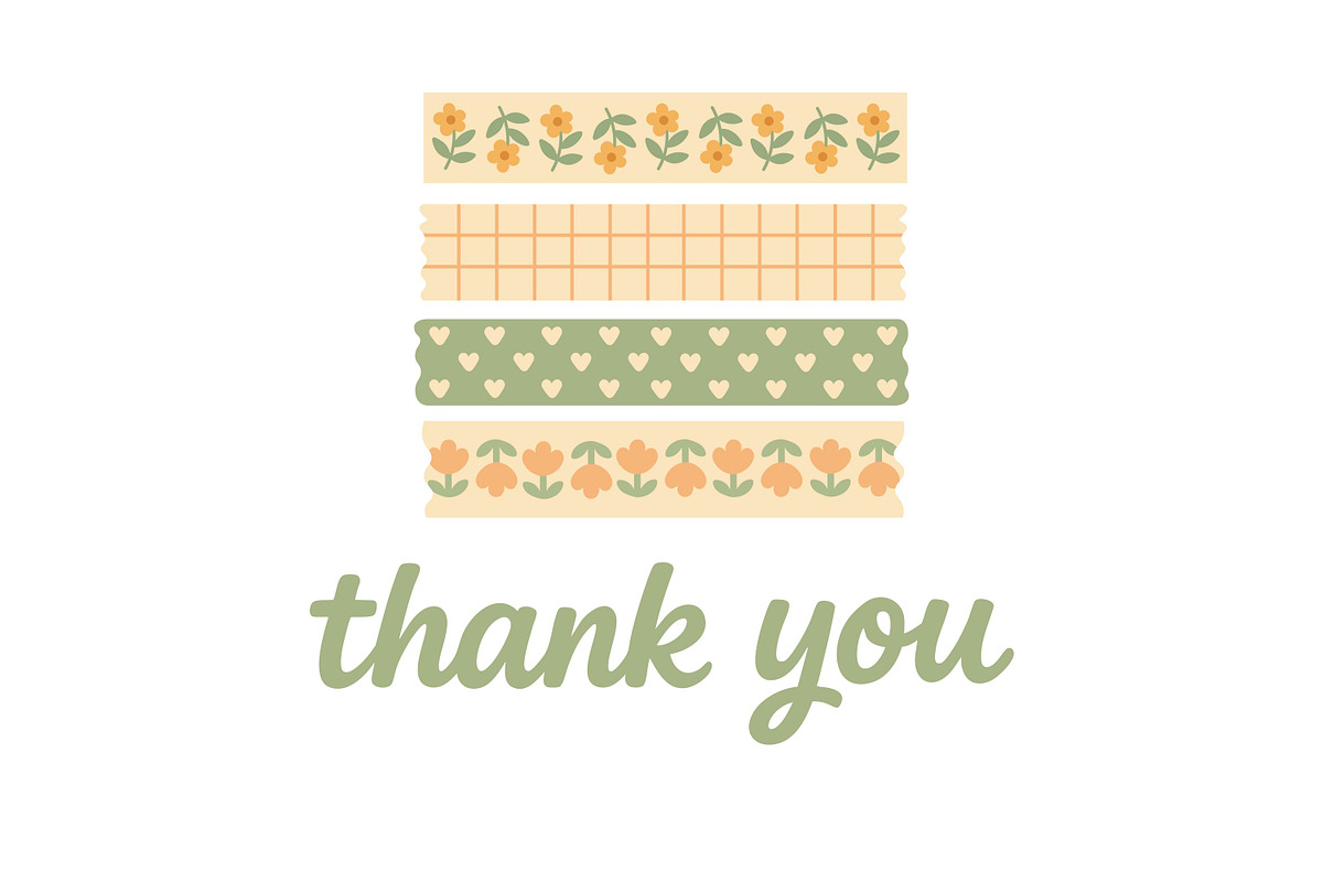 Washi Tape Set, a Decorative Illustration by ananastya (Photo 3 of 3)