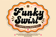 Funky Swirl, a Script Font by Wow Magic (Thumbnail 2 of 5)