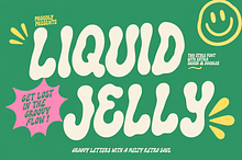 LIQUID JELLY playful display font