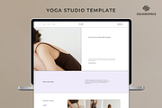 Squarespace 7.1 Yoga Studio Website, a Templates & Theme by Studio Aleksieva (Thumbnail 2 of 9)