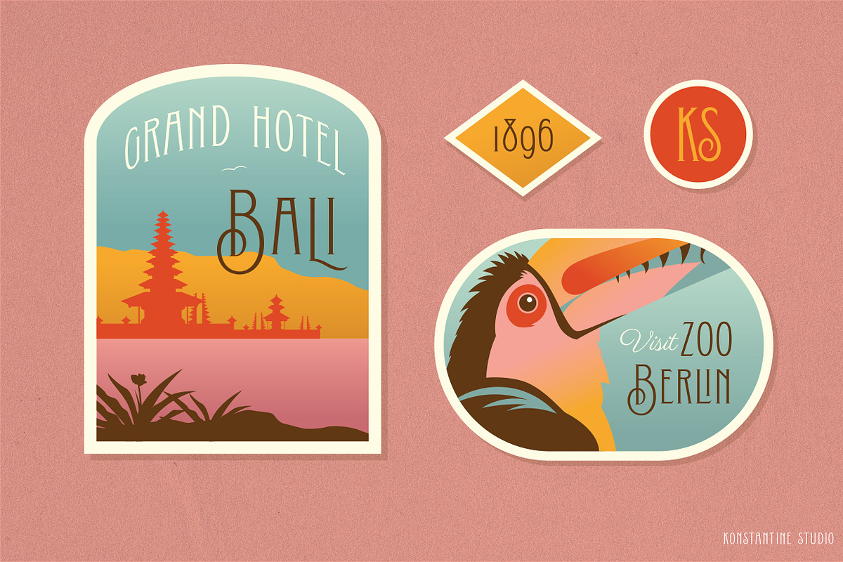 Conserta - Vintage Display Font preview 4