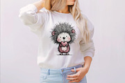 Whimsical Valentine Baby Animals Cli, an Illustration by SVGArt (Thumbnail 5 of 7)