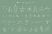 Festive Decor Vector Illustrations, a Decorative Illustration by Emma Webb Studio (Thumbnail 6 of 10)