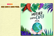 Poster Earth Day, a Social Media Template by Eka Design (Thumbnail 4 of 4)