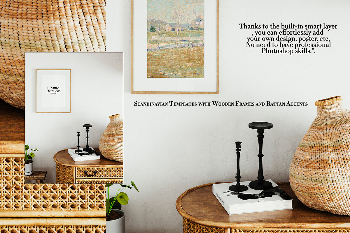 Stockholm Room & MockUp Frame Bundle, a Household Mockup by LAMIA DESIGN (Photo 11 of 14)