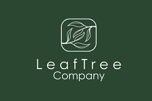 Unique Green Leaf Logo Reflecting, a Branding & Logo Template by Maylianaw28