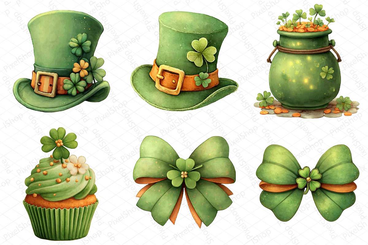 St Patrick's Day Clipart Bundle, an Illustration by DreamPrint404 (Photo 5 of 6)