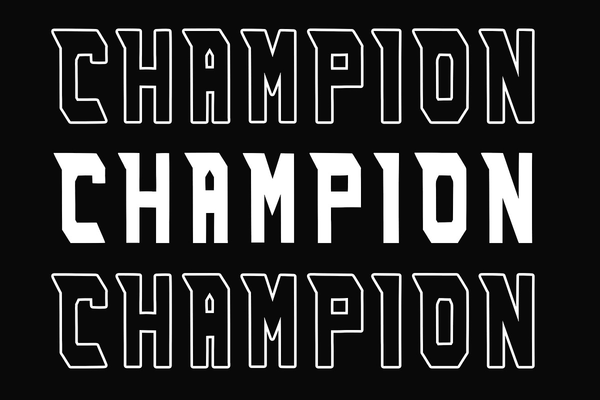 Mandala - Display Sport Font, a Font by Arendxstudio (Photo 7 of 7)