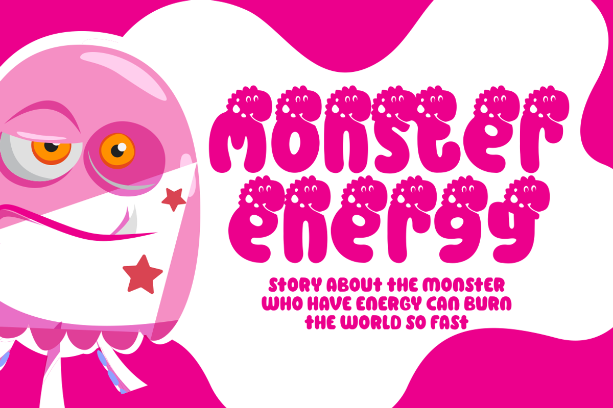 Monster Mash - Quirky Dino & Monster, a Font by PutraCetol Studio (Photo 3 of 11)