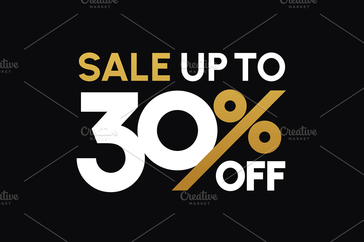 Sale up to 30% off sign., a Background Graphic by lettett (Photo 1 of 3)