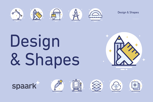 Spaark Design Shapes (25 Icons)