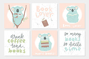 Koala - Book lover, an Animal Illustration by Artnis (Thumbnail 2 of 6)