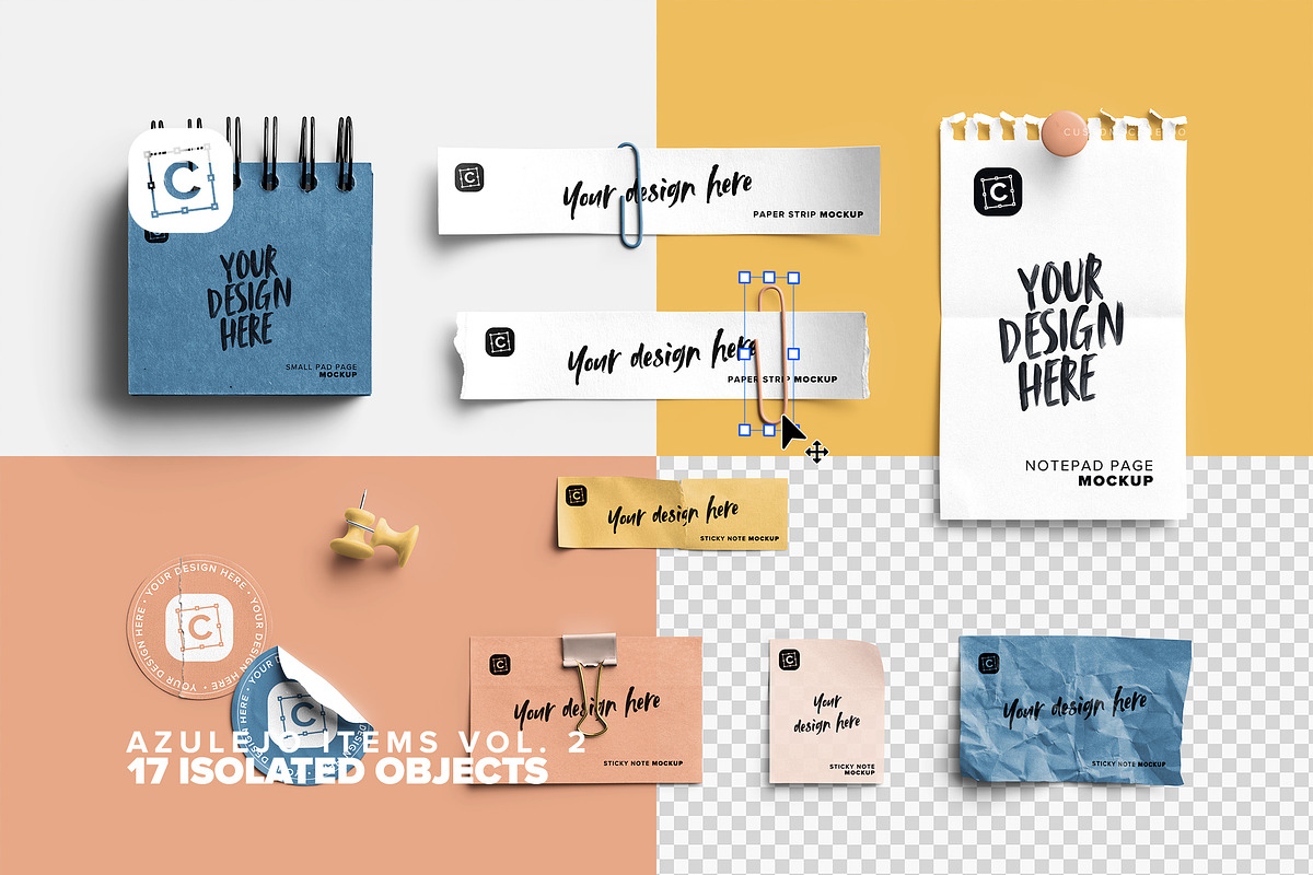 Stationery & Desk Accesories, a Product Mockup by Custom Scene (Photo 3 of 7)