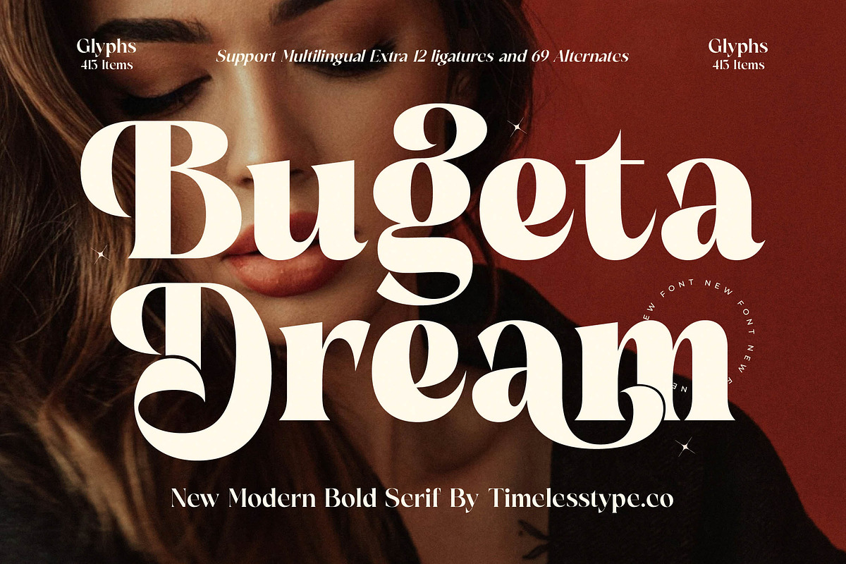 Bugeta Dream Modern Editorial Serif, a Serif Font by timelesstype.co (Photo 1 of 20)