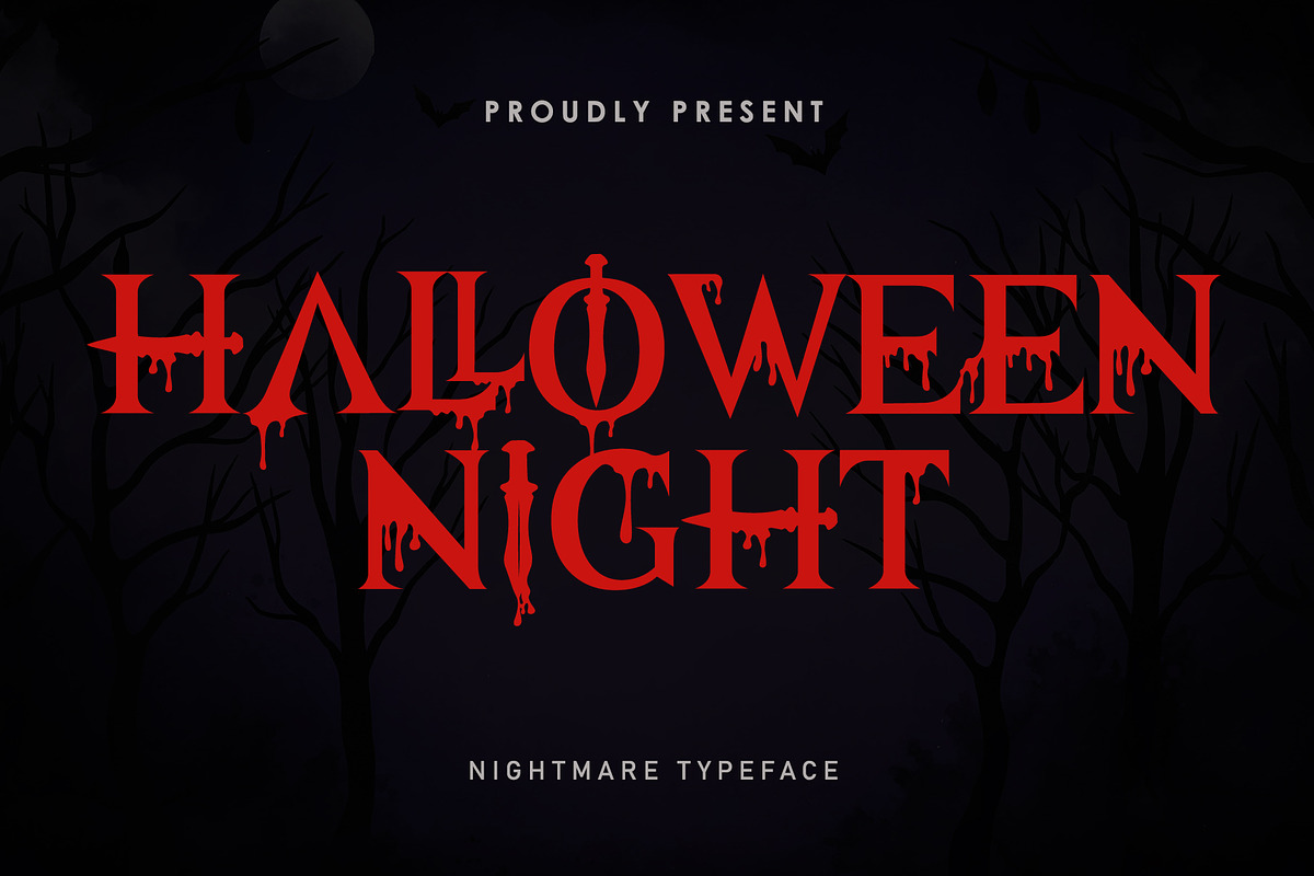 Halloween Night, a Blackletter Font by rulihoki studio (Photo 1 of 6)