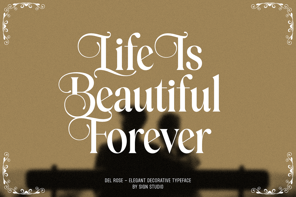 Del Rose, a Serif Font by Sign Studio (Photo 6 of 15)