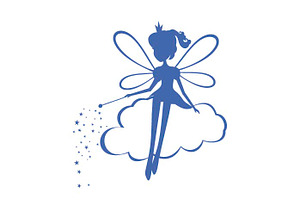 Cartoon Fairies Silhouette