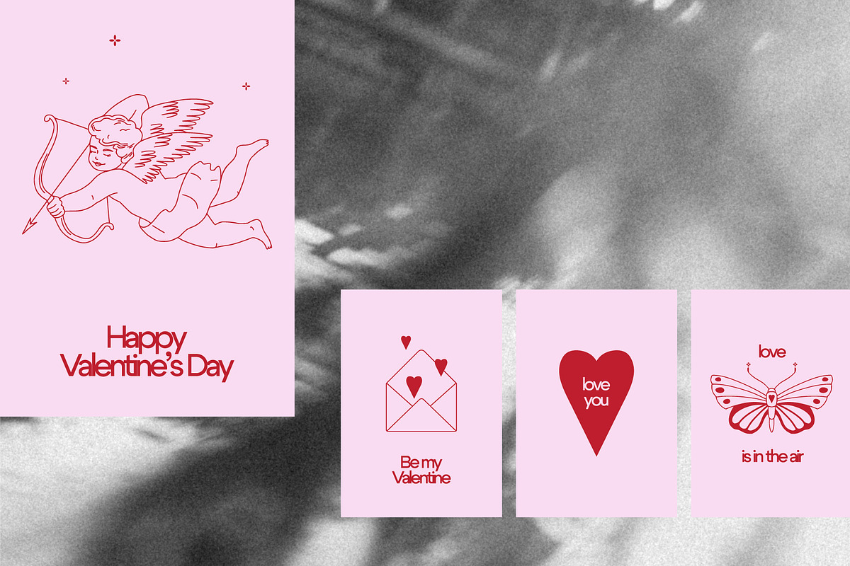Valentine's Day: cards, illustration, a Seasonal Illustration by Lena Nikolaeva (Photo 11 of 14)